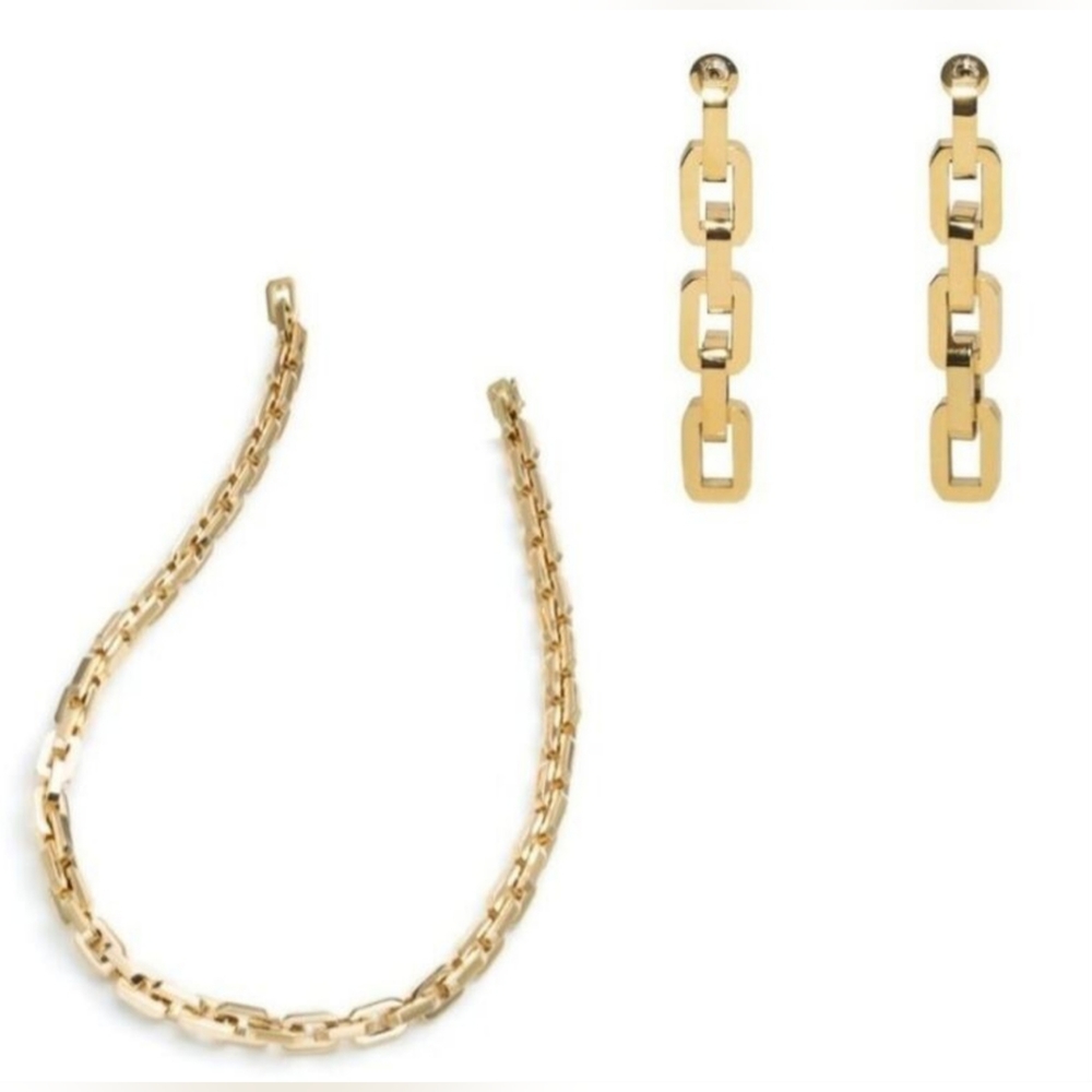 EDDIE BORGO Supra Chain Link Earrings NWT SALE 🤑 - Picture 6 of 9